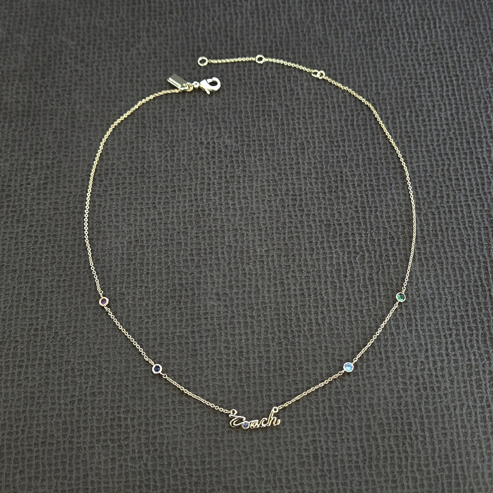 Coach Stationary Script🖋 "Coach" Necklace - Picture 8 of 15
